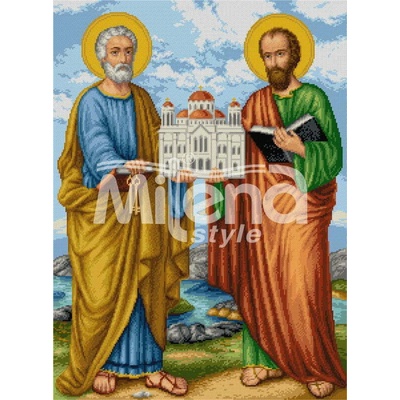 Milena Style Св. Св. Петър и Павел - гоблен със схема конци Ariadna 1: 1