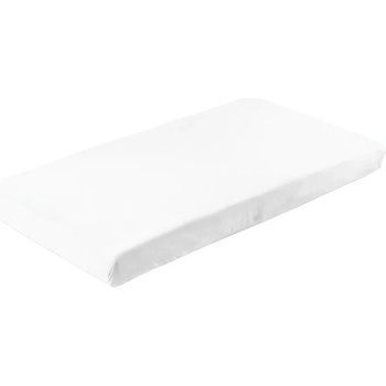 Sensillo Бебешки чаршаф с ластик Sensillo - 120 х 60 cm, бял (SILLO-2200)