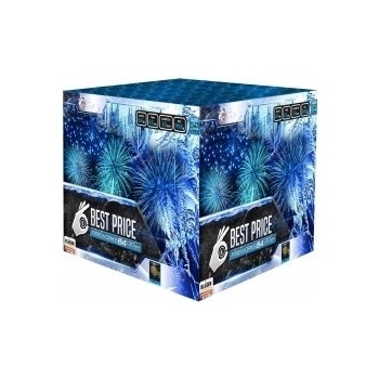 Kompaktný ohňostroj Best price Frozen 64 rán 30 mm