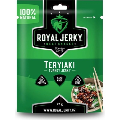 Royal Jerky Morčacie sušené mäso Teriyaki 22 g
