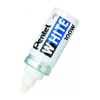 Image 1 of Pentel Маркер Pentel X100W, бял, 6.6 mm, за различни повърхности (OK27010)
