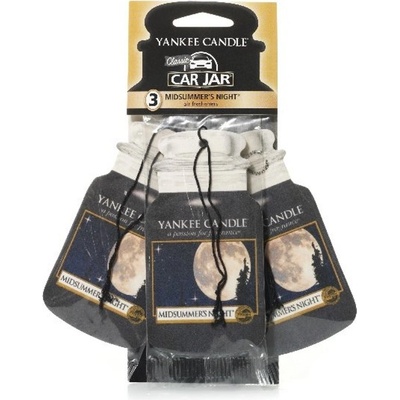 Yankee Candle Midsummer's Night papírová visačka 3 ks