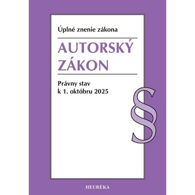 Autorský zákon, 10/2025