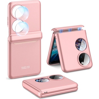 Púzdro GKK MAGNETIC Plastové Huawei P50 Pocket ružové