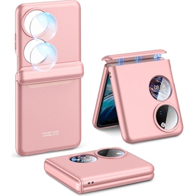 Púzdro GKK MAGNETIC Plastové Huawei P50 Pocket ružové
