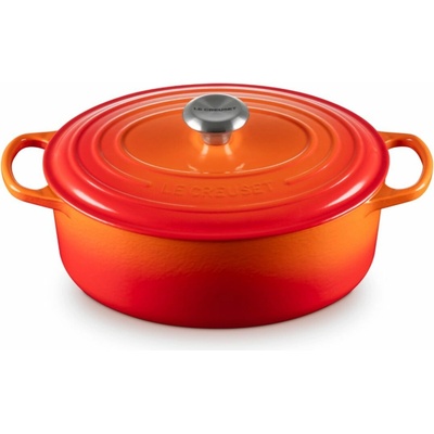 Le Creuset Kastról SIGNATURE 29 cm 4,7 l oválny FLAME liatina