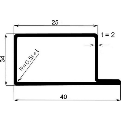 Jekl praporkový 39014/20 L malý – 6 m