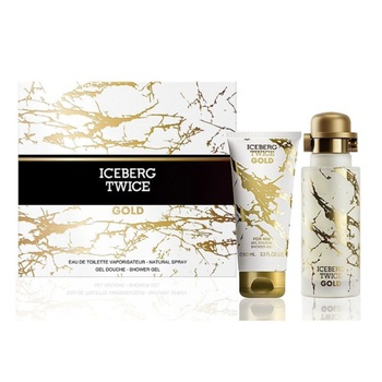 Iceberg Twice Gold Подаръчен комплект за мъже Размер EDT 125 ml + 100 ml душ гел