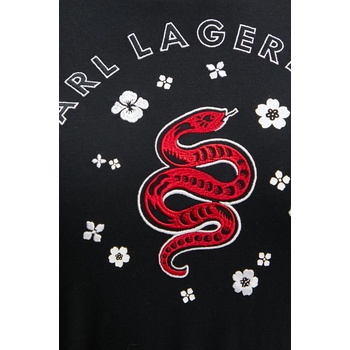 Karl Lagerfeld Памучна тениска Karl Lagerfeld (A1W17090)