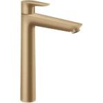 Hansgrohe Talis E - Смесител за мивка с изпразнител, четкан бронз 71716140 (71716140)