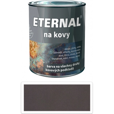 Eternal Na kovy antikorozní barva na kov 410 palisander, 0,7L