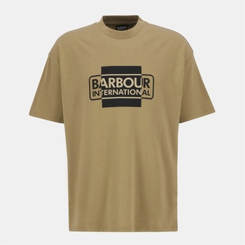 Barbour International Тениска Barbour International short-sleeved cotton divide t-shirt - Trench