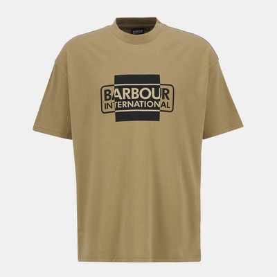 Barbour International Тениска Barbour International short-sleeved cotton divide t-shirt - Trench