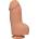 Doc Johnson The D Fat D Dual Density 8 Inch with Balls ULTRASKYN Vanilla