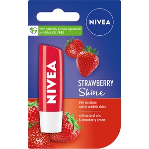 Nivea Балсам за устни Strawberry Shine, 4.8 g