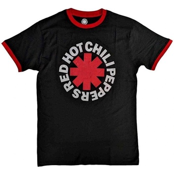 Red Hot Chili Peppers Classic Asterisk Ringer Black S Риза (RHCPTS17MB01)