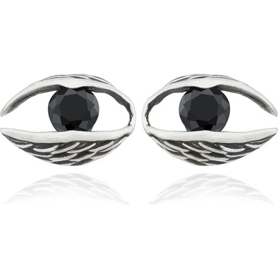 Sam's Artisans náušnice Panther's Eye chirurgická oceľ INM037