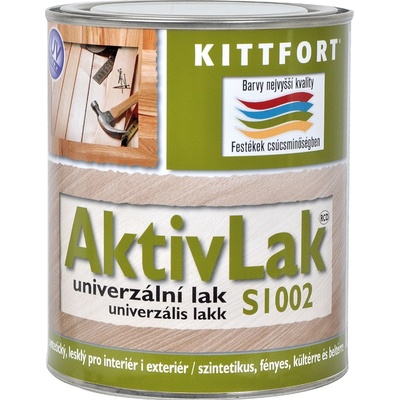 Kittfort AktivLak S1002 Lak na dřevo 0,6 kg polomat