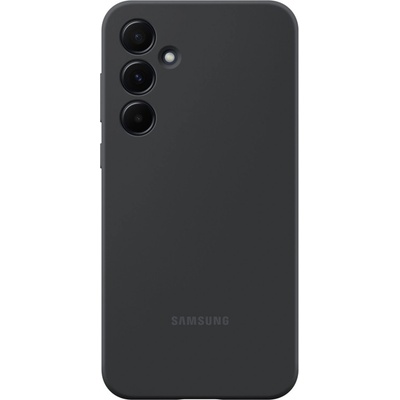 Samsung Оригинален гръб Samsung Silicone Cover за Galaxy A55, Черен, EF-PA556TBEGWW