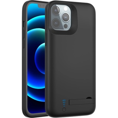 Techsuit Power Pro Battery Case 6000mAh - кейс с вградена батерия за iPhone 12 Pro Max, iPhone 13 Pro Max (черен)