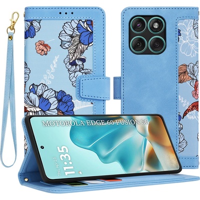 Techsuit FlipCraft flipové Motorola Edge 60/Edge 60 Fusion Vibrant Blue – Sleviste.cz