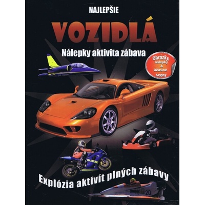 Kniha plná automobilů, letadel a strojů