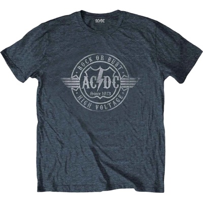 AC/DC Rock or Bust Heather Grey XL Риза (ACDCTS78MDH04)