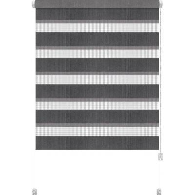 Gardinia Tmavosivá roleta deň a noc 42,5x150 cm Zebra