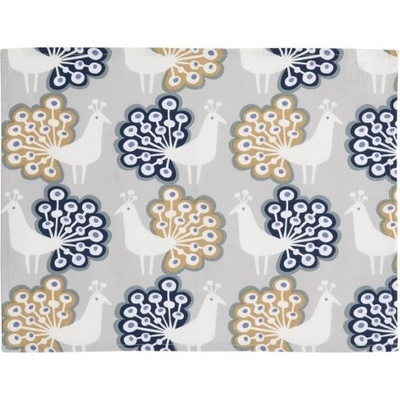 Klippan Švédsko Prostírání Peacock grey 45x35cm 2-set