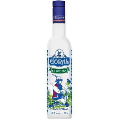 Goral Borovička Traditional 40% 0,7 l (čistá fľaša)