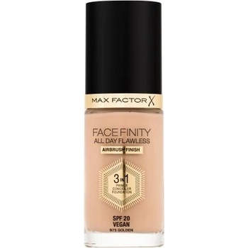 Max Factor Facefinity All Day Flawless SPF20 tekutý make-up s uv ochranou N75 Golden 30 ml