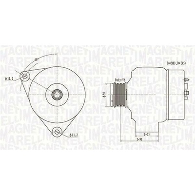 generátor MAGNETI MARELLI 063731300010