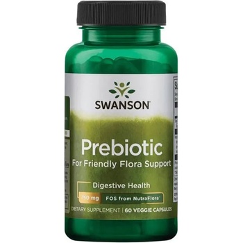 Swanson Prebiotic for Friendly Flora Support, 60 капсули, Swanson (SWA032)