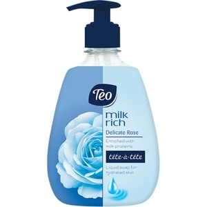 Deli Течен сапун Тео помпа Delicate Rose 400мл