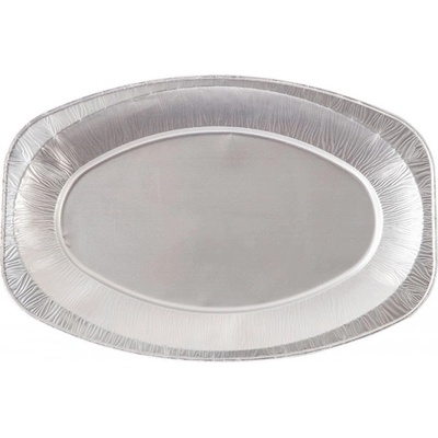DUNI Tácka 1comp oval alu 430 × 286x25 mm