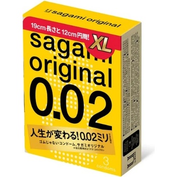Sagami Original 0.02 XL 3 pack