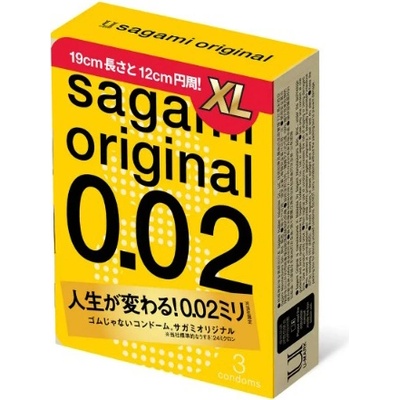 Sagami Original 0.02 XL 3 pack