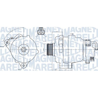 Generátor MAGNETI MARELLI 063731708010