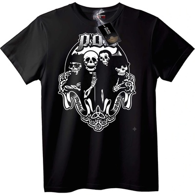NOONEBRAND P. O. D. Тениска с черепи и музика - 2XL, White
