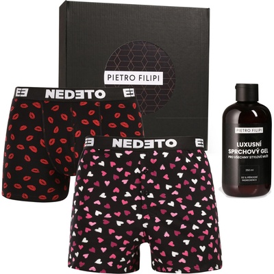 Nedeto Мъжки подаръчен комплект боксерки и боксерки Nedeto и душ гел Pietro Filipi Nedeto | Mnogotsveten | МЪЖЕ | M