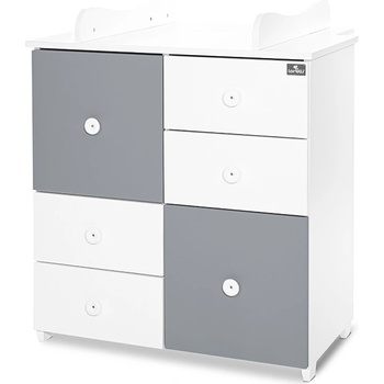 Lorelli Classic ШКАФ ЦВЯТ БЯЛО/stone grey-2box (10170140041p)