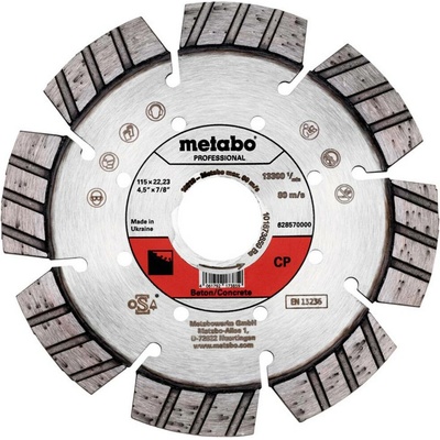 Metabo 628570000 diamantový řezný kotouč Průměr 115 mm Ø otvoru 22.23 mm 1 ks
