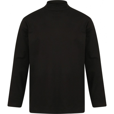 Henbury pánsky bavlnený rolák H020 black