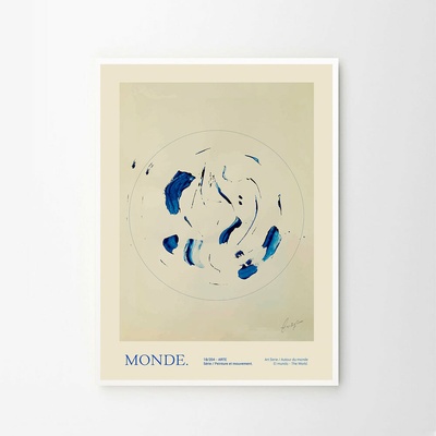 Moikka Plagát Le Monde by Lucrecia Rey Caro 50x70