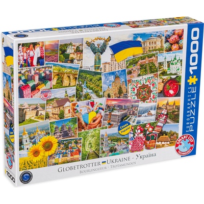 EUROGRAPHICS Пъзел Eurographics от 1000 части - Украйна (60005753)