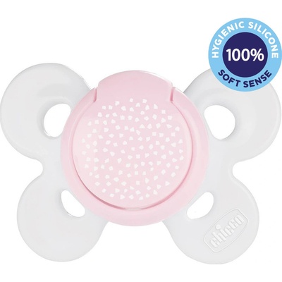 Chicco silikon Physio Comfort růžová