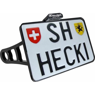 LIC.PLT. SM W/TL BK CH HBSKZ-FXSB-CH