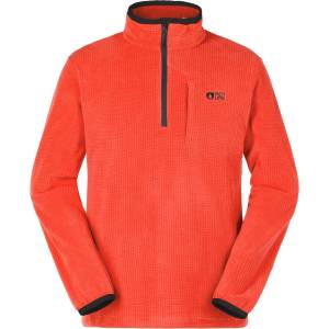 Picture Мъжки поларен пуловер Picture Weavy 1/4 Grid Fleece Fleece jumper - Fiery Red (005-7345-0312)