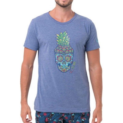 69slam Мъжка тениска 69SLAM PINE SKULL BLUE 69slam | Sin Mnogotsveten | МЪЖЕ | S