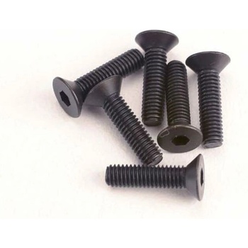Traxxas Болтове Traxxas Screws, 3x12mm countersunk machine (6) (hex drive), TRX2552 (TRX2552)